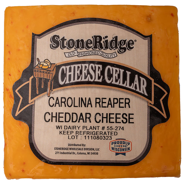 Carolina Reaper Cheddar Cheese 8 oz Piece
