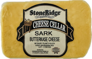 Sark Butterkase Brick Cheese  with clear background.