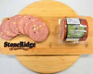 Jalapeno And Cheddar Slicing Summer Sausage - 15 Oz. - StoneRidge Meats