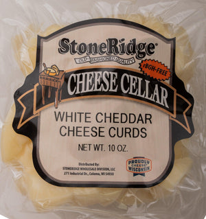 White Cheddar Cheese Curds 10 OZ. - StoneRidge Meats