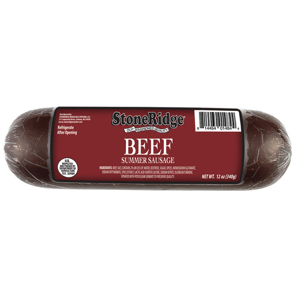 Beef Summer Sausage - 12 Ounce Package