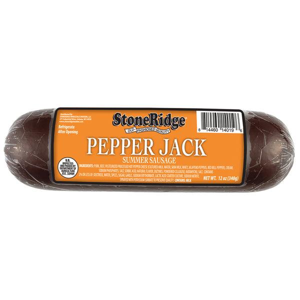 Pepper Jack Summer Sausage 12 ounce