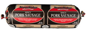 Spicy Pork Sausage 16 oz Chub - StoneRidge Meats