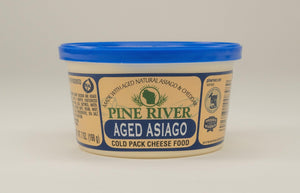 Pine River Aged Asiago Cold Pack Cheese Spread 8 oz. - StoneRidge Meats