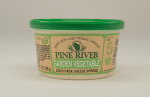 Pine River Garden Vegetable Cold Pack Cheese Spread 7 oz. - StoneRidge Meats