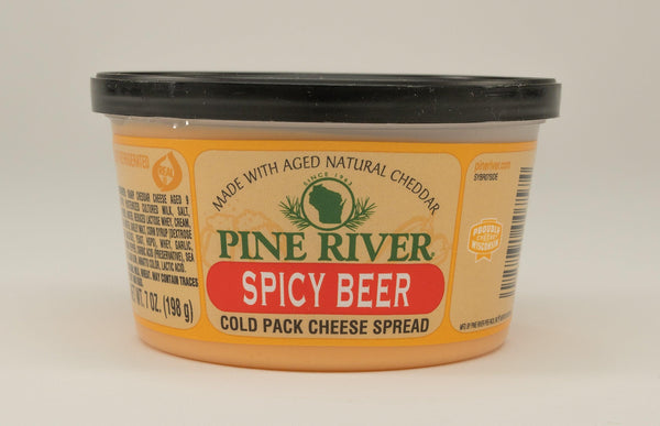 Pine River Spicy Beer Cold Pack Cheese Spread 7 oz. - StoneRidge Meats