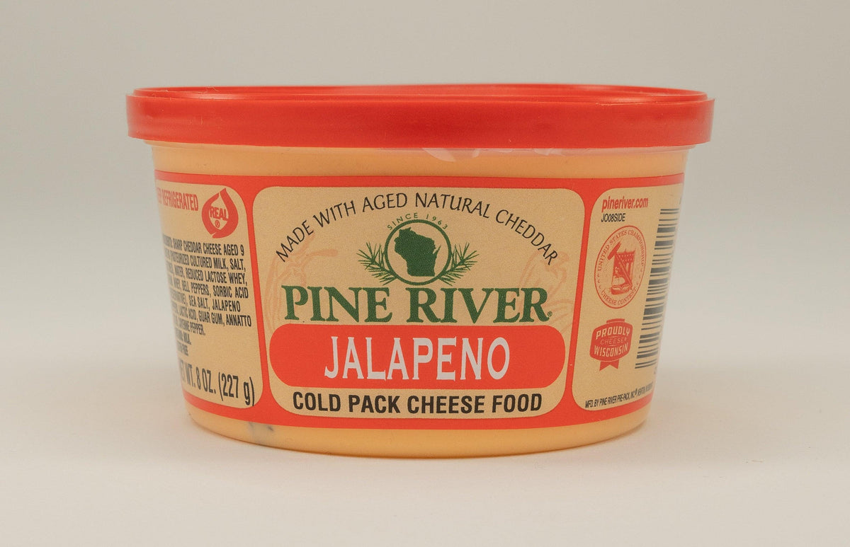 Pine River Jalapeno Cold Pack Cheese Spread 8 oz.