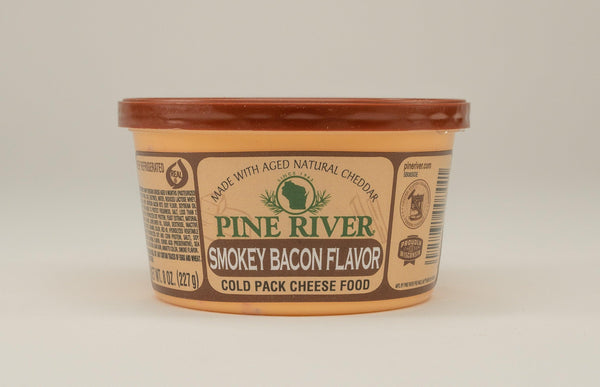 Pine River Smokey Bacon Cold Pack Cheese Spread 8 oz. - StoneRidge Meats