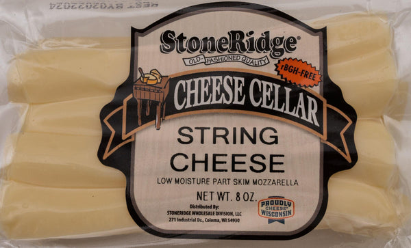 String Cheese 8oz Pkg. - StoneRidge Meats