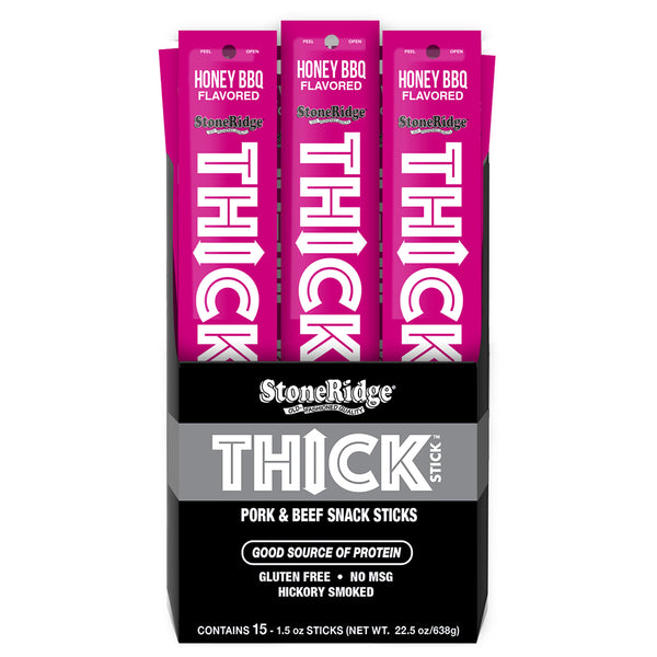 Honey BBQ Thick Stick 1.5 oz (15 Pack) Honey BBQ Thick Stick 1.5 oz (15 Pack)