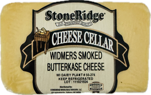 Widmer's Smoked Butterkase with clear background.