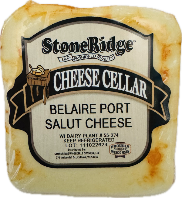 Belaire Port Sault Cheese  with clear background.