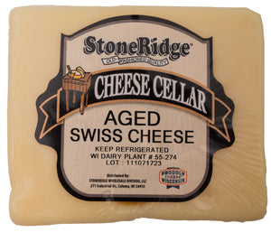 Aged Swiss 8-9 oz. Piece - StoneRidge Meats