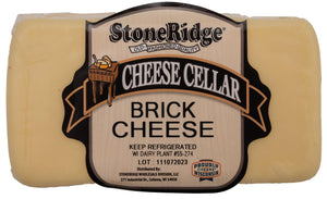 Brick Cheese 8-9 oz. Piece - StoneRidge Meats