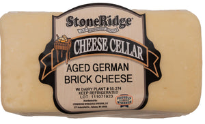 German Brick Cheese 8-9 oz. piece - StoneRidge Meats