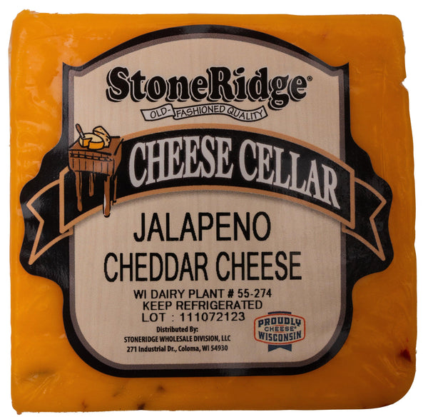 Jalapeno Cheddar Cheese 8-9 oz. - StoneRidge Meats