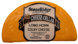 Long Horn Colby Cheese 8-9 oz. - StoneRidge Meats