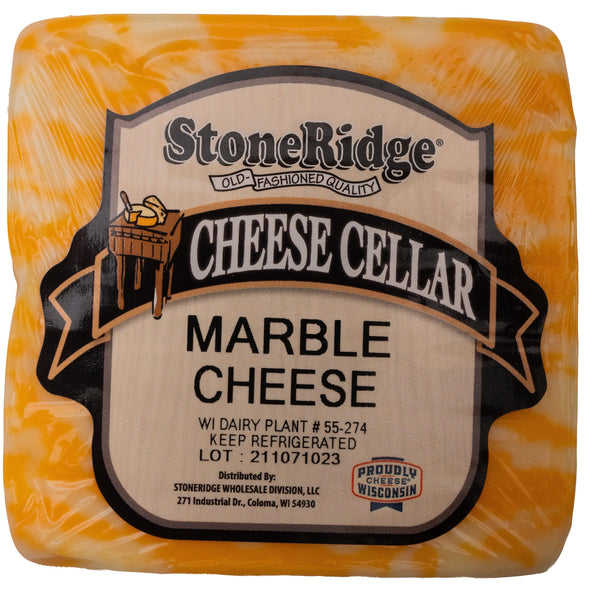 Marble Cheese 8-9 oz. Piece - StoneRidge Meats