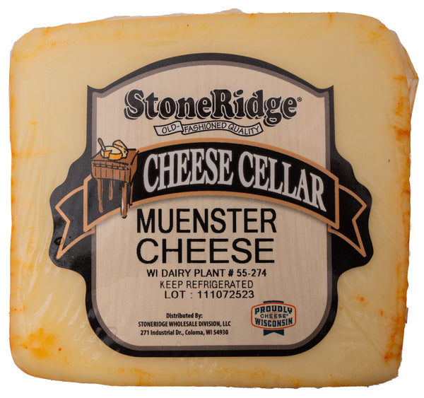 Muenster Cheese 8-9 oz. Piece - StoneRidge Meats