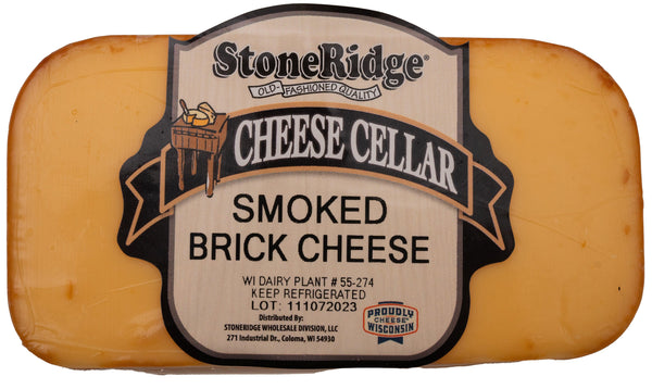 Smoked Brick Cheese 8-9 oz. Piece - StoneRidge Meats