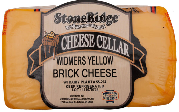 Widmers Brick Cheese 8-9 oz Piece - StoneRidge Meats