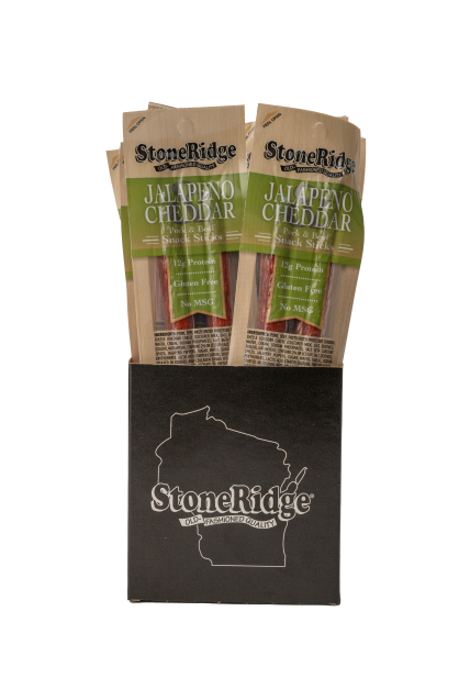 Jalapeno And Cheddar Meat Sticks - Caddy (2 oz, 10 ct)