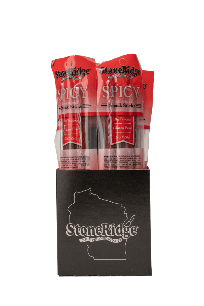 Spicy Meat Sticks - Caddy (2 oz, 10 ct) - StoneRidge Meats