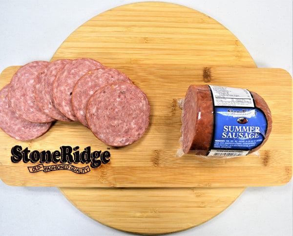 Original Slicing Summer Sausage - 15 Oz. - StoneRidge Meats