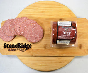 Beef Slicing Summer Sausage - 15 Oz. - StoneRidge Meats