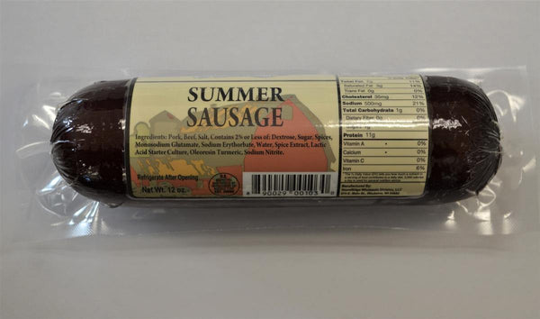 Original Summer Sausage | StoneRidge Meats & Cheeses