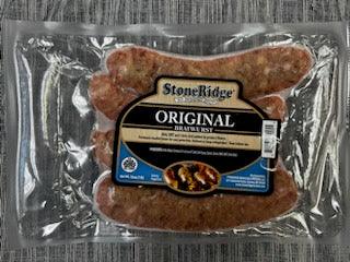 Original Bratwurst (16 oz. Pkg 4 ct.) - StoneRidge Meats