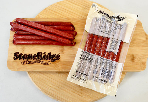 Pepperjack Meat Sticks (7 oz/sticks) - StoneRidge Meats